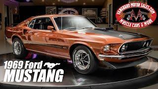 1969 Ford Mustang  Mach 1 R-Code 428SCJ Drag Pack For Sale Vanguard Motor Sales #2332