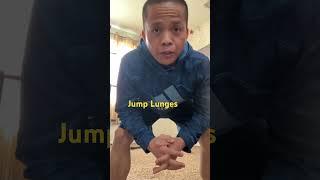 Jump Lunges (advance - for glutes or butt)