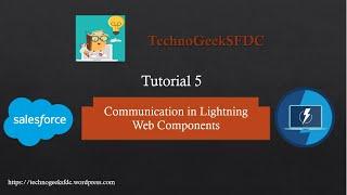 Communication in lightning web components