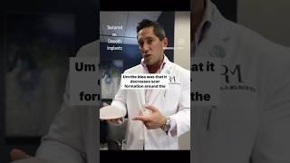 Smooth vs. Textured Implants #breastaugmentationsurgery #breastimplantsurgery