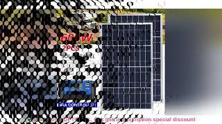 HOT 300W/600W Solar Panel Kit Complete 12V Polycrystalline USB Power Portable Outdoor Rechargeable S