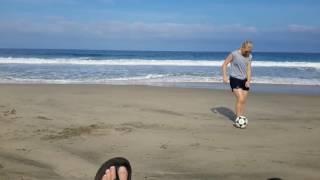 Christmas on the beach, Jamie and Blake