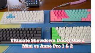 Ducky One 2 Mini Vs Anne Pro vs Anne Pro 2 the ULTIMATE showdown (My thoughts)