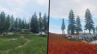 Skyrim SE Mods 2020 - Realistic Grass Field