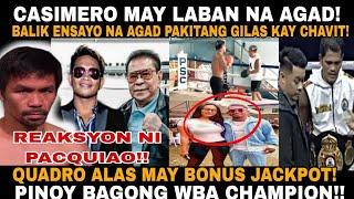 JACKPOT! CASIMERO MAY LABAN NA! BALIK TRAINING NA AGAD! REAKSYON NI PACQUIAO!! $42M US DOLLAR! TYSON