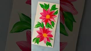 Flower painting #art #artandcraft #painting #flowers #trending