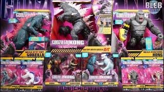 Godzilla x Kong toy collection ASMR unboxing | The New Empire | Mega Heat Ray | Mega Punching Kong