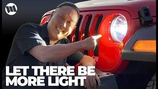 LED Headlight Upgrade for a Jeep JL Wrangler or JT Gladiator that is Cheap and Easy to Install