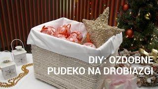 DIY: jak zrobić efektowne pudełko z kartonu i sznurka.