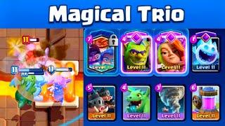 Best DECK for Wizard Trio Challenge in Clash Royale