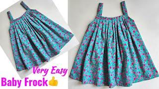 Very Easy Yoke Baby Frock cutting and stitching | Baby Frock cutting and stitching