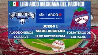 ️Algodoneros vs Tomateros de Culiacán ️Donde Verlo EN VIVO|Liga ARCO Mexicana de Beisbol 2024