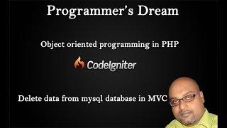 How to Delete Data from database in Codeigniter. php codeigniter tutorials.