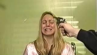 Woman gets shot point blank in the head while saying "Snuff Films Do Not Exist"