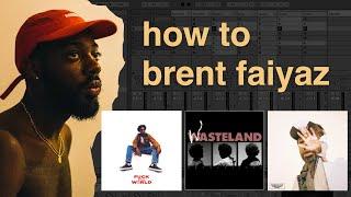 how to produce songs like brent faiyaz