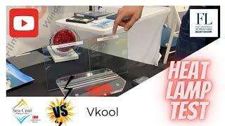 Sea Cool 3M vs Vkool - Heat Lamp Test