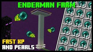 Minecraft Bedrock Edition: ENDERMAN XP FARM! - 1.18+ Tutorial