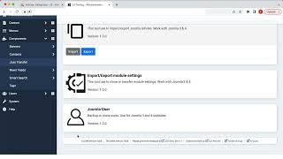 JLex Transfer - Website data cloning/migration tool for Joomla