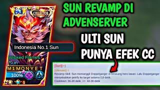 SUN REVAMP !?? PENJELASAN COMBO SKIL SUN REVAMP DI ADVENSERVER| MOBILE LEGENDS