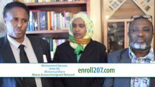 Mohammed, Asha, and Mohammud from Maine Access Immigrant Network