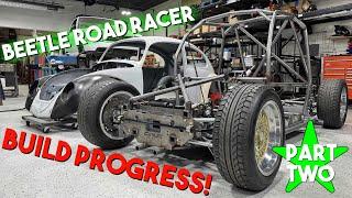 Volkswagen Beetle Body Comes off Caged Race Frame! EP.6 [PT.2]