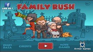 Детская игра.Семейный натиск.Children's game.Family rush.