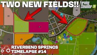 BUYING AND HARVESTING TWO NEW FIELDS!! Riverbend Springs FS25 Timelapse Farming Simulator 25 Ep 14