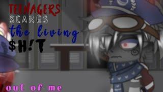 Teenagers scares the living $h!T out of me // meme // Ft. marie, player, and penny/piggy // MY AU