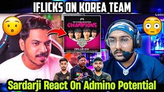 iFlicks React on Korean Team Can Win Pmgc Sardarji on GodLike Admino & Punkk