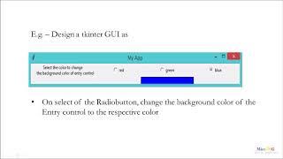 Python - tkinter Radiobutton