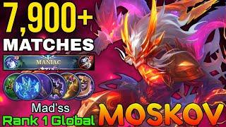 Aggressive Moskov Insane 7,900+ Matches - Top 1 Global Moskov by Mad'ss - Mobile Legends