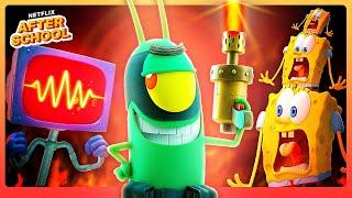 Plankton's Most EVIL Moments  Plankton: The Movie | Netflix After School