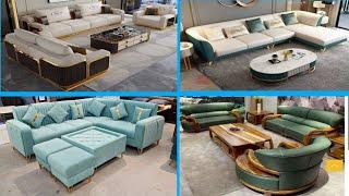 Modern Wooden sofa set Designs For Living Room//L shape sofa set design // Corner sofa design