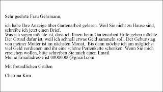 telc B1 Brief Schreiben 2024 | Prüfung Brief Schreiben 2024 | Goethe /ÖSD | DTZ Brief Schreiben 2024