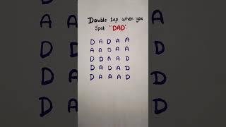 only 5 sec to find DAD #trending #art #funny #viralvideo #viral #shorts #arts