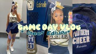 Game Day Vlog * Cheer Edition* ( Pep Rally, Football Game, GRWM, Chit- chat, and MORE!