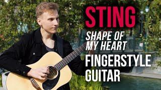 Sting - Shape Of My Heart. Fingerstyle Guitar Cover. Денис (4й курс)