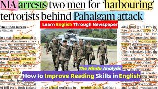 Learn English Through Newspaper Reading | The Hindu Newspaper Reading | How to Improve English