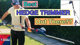 Unboxing and Reviewing the Spear & Jackson Pole Hedge Trimmer | Is it better than a normal trimmer?