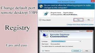 how to change port remote desktop | change default port remote desktop