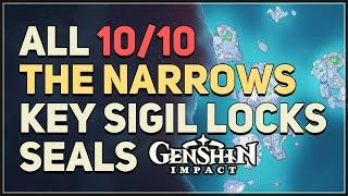 All The Narrows Key Sigil Locks Seals Genshin Impact