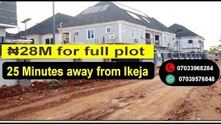 Full plot of land for sale in an estate on the Lagos mainland