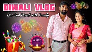 Diwali Vlog 2024🪔 Our 2nd Diwali with Family️Special Day Pondy Couple Sennilaa Sudhaharan