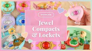 SHOWCASE Vintage Polly Pocket Jewel Compacts & Lockets: Sea, Forest, Palace, Iceland (1992)