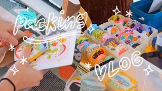 packing 900+ shop orders!!! (or trying to)  home studio vlog