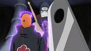 Obito stops Suigetsu's deadly jutsu with one wave of his hand, English Dubbed [1080p]