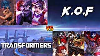 MOBILE LEGENDS K.O.F VS TRANSFORMERS 1 VS 1 FIGHT | K.O.F VS TRANSFORMERS