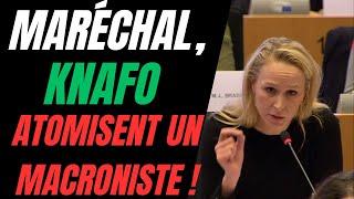 MARION MARÉCHAL ET SARAH KNAFO PULVÉRISENT UN MACRONISTE !