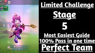 Lords mobile Petite Devil Stage 5 auto|Limited Challenge Trick vs Trick Stage 5 Auto|Beatrix Stage 5