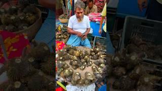 UNIQUE Spiny Water Fruit (Fox Nut) Makhana of Bangladesh #short #shortvideo #streetfood